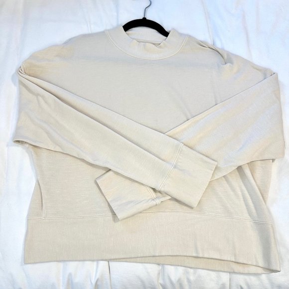 Fabletics Luna Cream Mock neck Long-Sleeve Pullover XXL - Picture 3 of 8